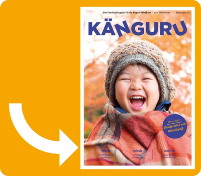 Cover KÄNGURU Familienmagazin, Ausgabe 10/2025