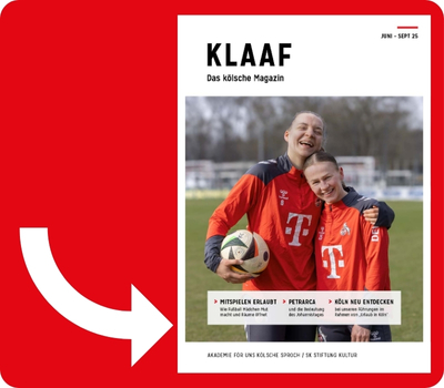 Cover KLAAF – das kölsche Magazin 2025