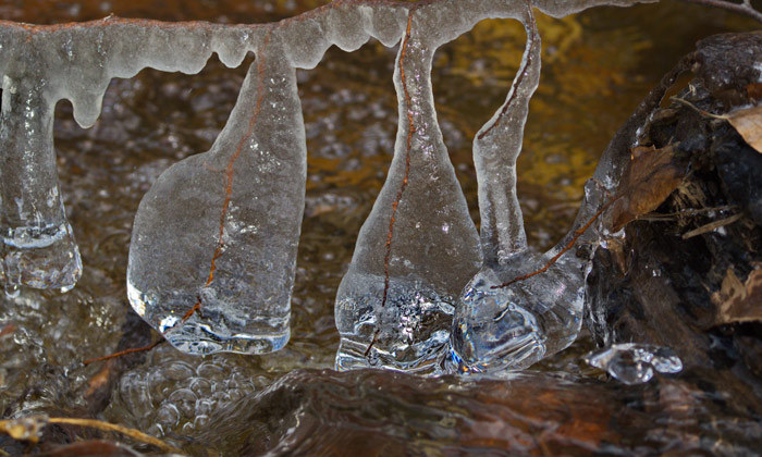 Wunderschöne Eisskulpturen