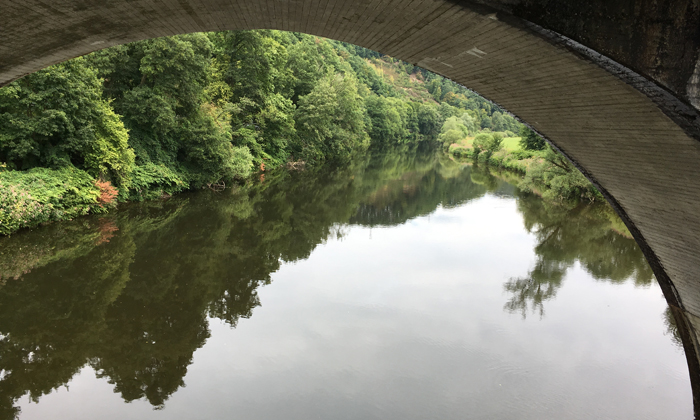 Eisenbahnbrücke über die Sieg © Janina Mogendorf