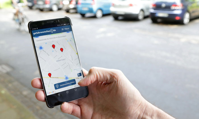 Gefahrenstellen App