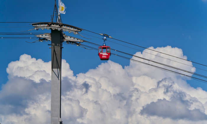 In luftigen Höhen mit der Kölner Seilbahn © Heiko/AdobeStock