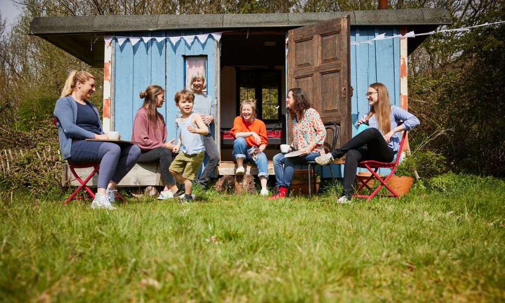 Im Grünen entstehen doch die besten Ideen! © Daniela Tepper
