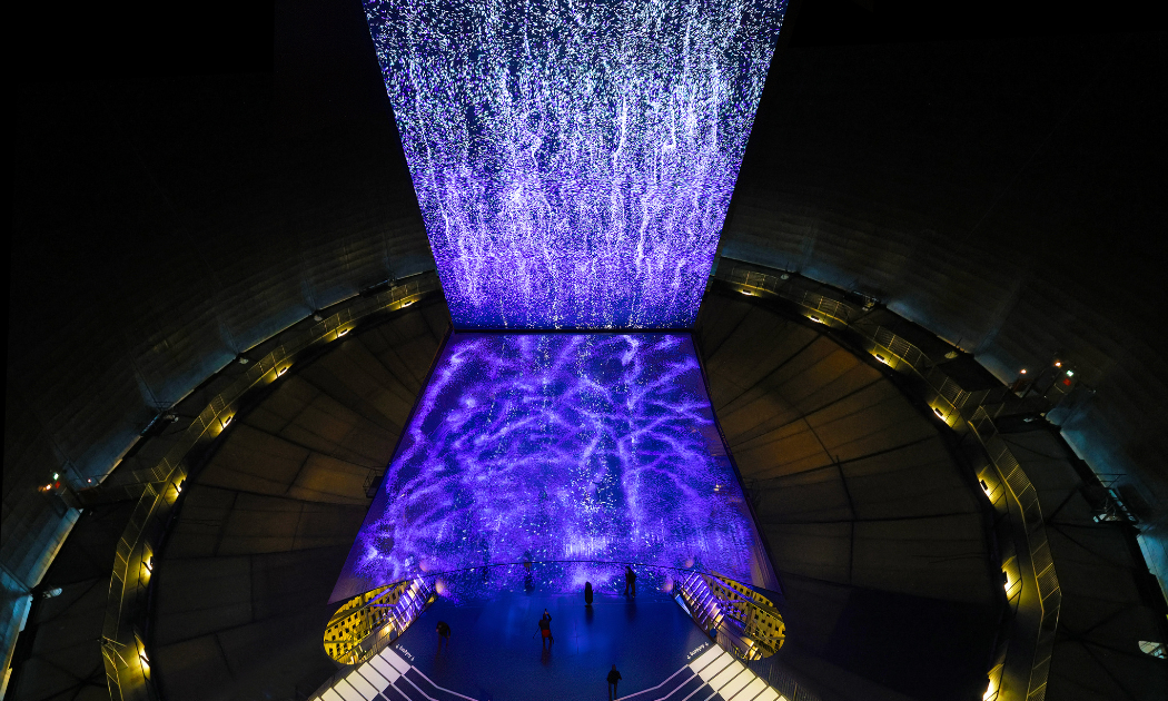 Leinwand im Gasometer Oberhausen © Dirk Böttger