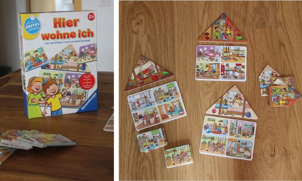 Spiel mit Karton und Karten © Anja Janßen