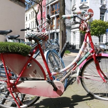 Fahrrad in Ehrenfeld © Thea Wittmann